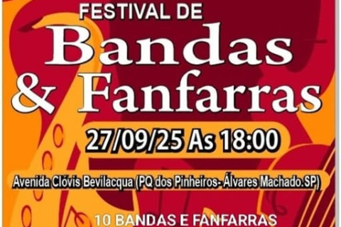Festival de Bandas e Fanfarras no Pq dos Pinheiros