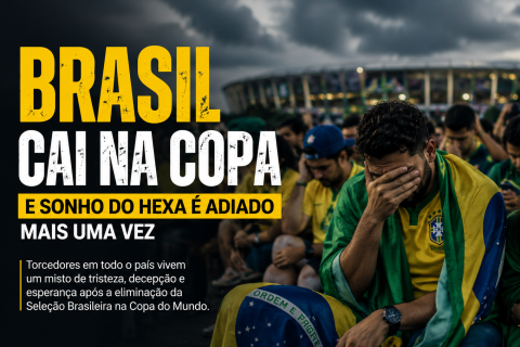 Brasil Dá Adeus à Copa e Deixa Torcida Tomada Pela Tristeza