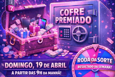 🔥 ESTREIA IMPERDÍVEL: BAÚ DE PRÊMIOS DA 7 CHEGA COM COFRE PREMIADO E MUITA EMOÇÃO! 🎉📻