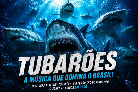 “Tubarões” vira fenômeno nacional e coloca Diego & Victor Hugo no topo das rádios brasileiras
