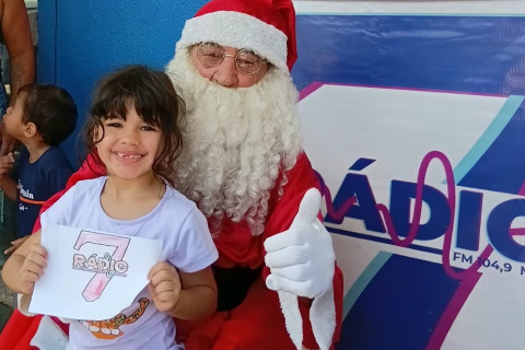 Natal Antecipado da Rádio 7 transforma o Dia das Crianças em uma celebração de alegria, solidariedade e união